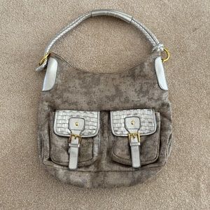 Silver Shoulder Bag